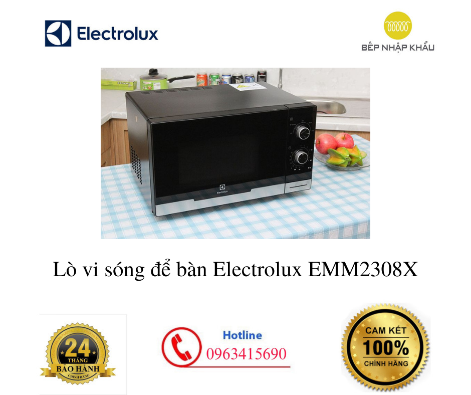 Lò vi sóng để bàn Electrolux EMM2308X sản xuất Trung Quốc, lò vi sóng, lò vi sóng có nướng, lò vi sóng mini, lò vi sóng sharp, lò vi sóng điện mini, lò vi sóng aqua, lò vi sóng nhỏ