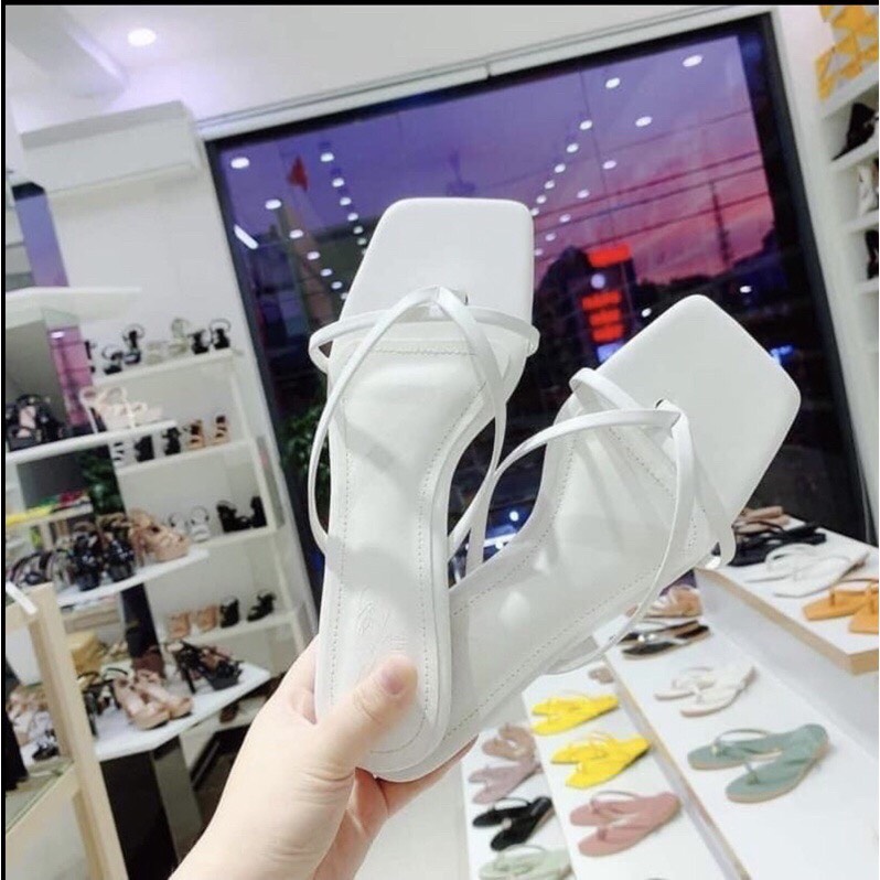 Dép nữ xỏ ngón kẹp tông quai mảnh chữ V mẫu mới siêu hot