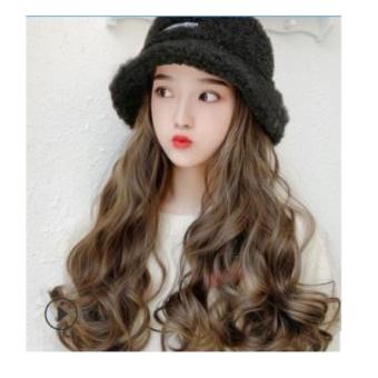 Tóc giả mũ 🥰🥰 Tóc giả mũ có tóc xoăn