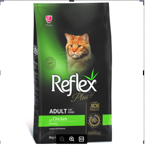 Bao 8kg Hạt Reflex Plus Chicken Kitten-Adult vị gà cho mèo