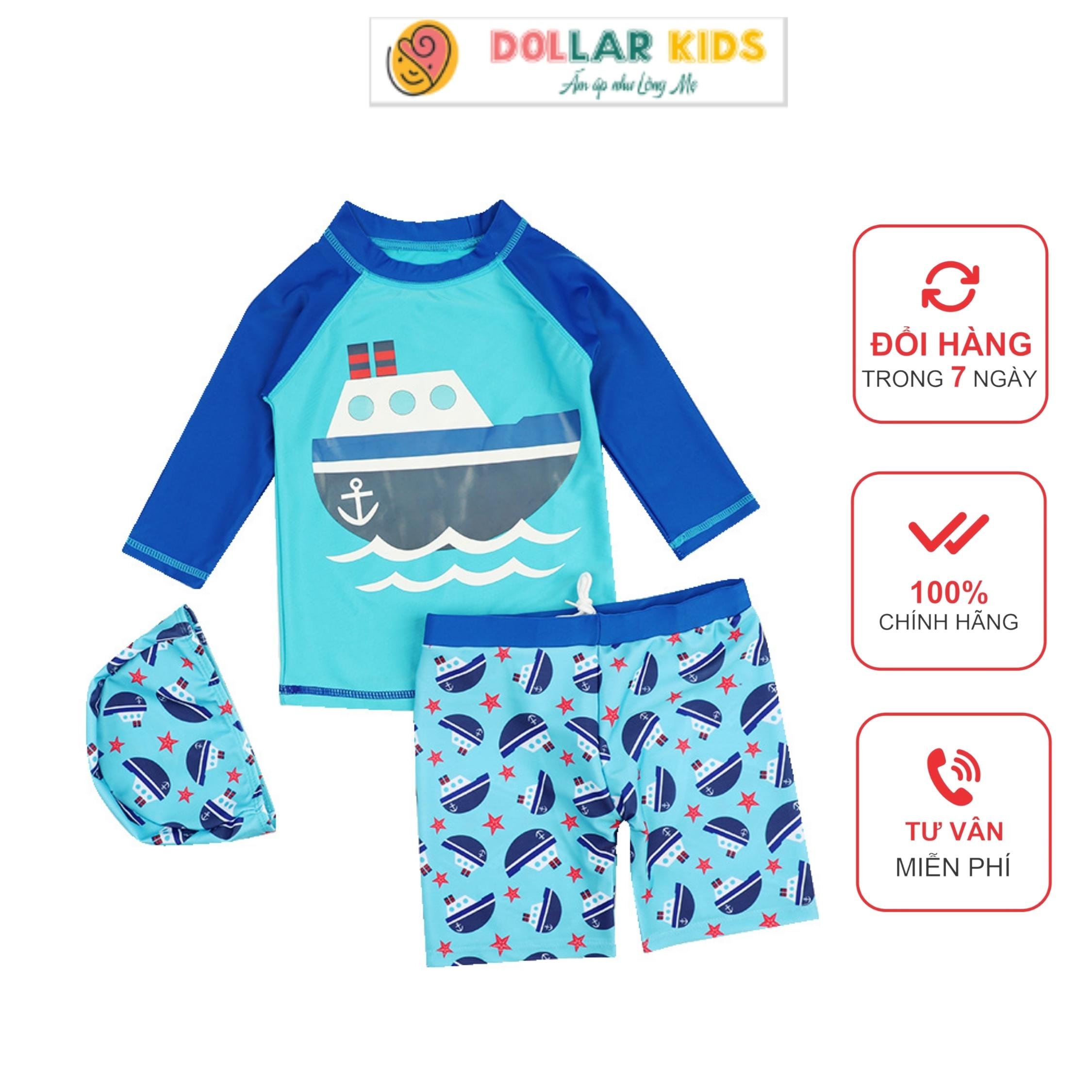 Đồ bơi trẻ em dollarkids in dễ thương dành cho bé trai