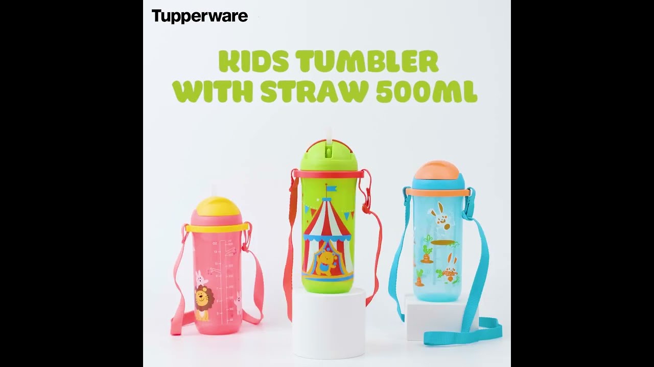 Bình Nước Kids Tumbler Có Ống Hút Tupperware