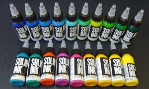 ภาพหน้าปกสินค้าKK(01) #SOLID INK หมึกสัก สีสด ติดง่าย ทนนาน จากUSA ขนาด 1 ออนซ์ ที่เกี่ยวข้อง