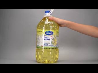 Dầu đậu nành nguyên chất Simply can 5 lít