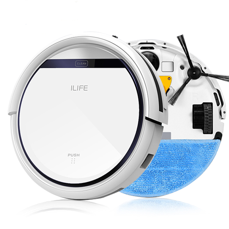 ILIFE Intelligent Robot Vacuum Cleaner for Home Slim, HEPA Filter,Cliff Sensor,Remote control Self Charge V3 Singapore