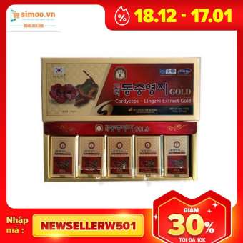 ?? ⚡ SẢN PHẨM CHÍNH HÃNG Cao Linh Chi Đông Trùng Hạ Thảo 5 Lọ 50g Hàn Quốc ?? ⚡