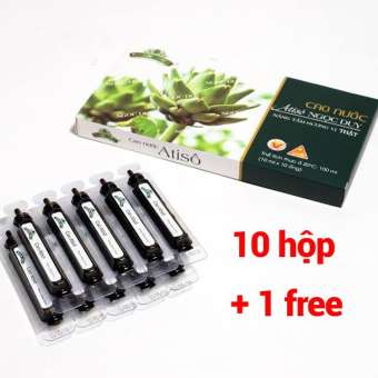 Combo 10 hộp cao Atiso nước Ngọc Duy - hộp 10 tuýp 10ml - Artichoke - 아티 초크