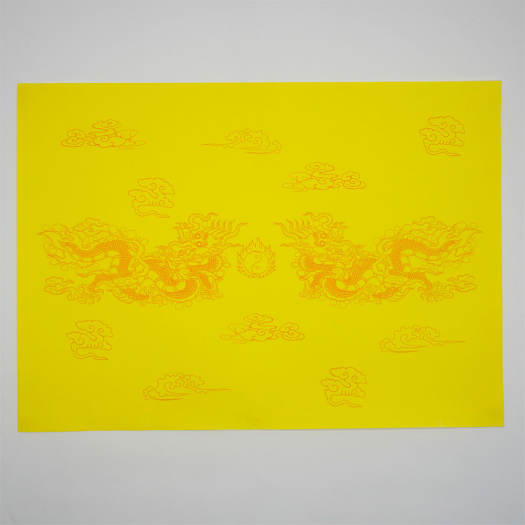 Giấy In Sớ Việt Lạc rồng RCD a4 1000D60 nền vàng