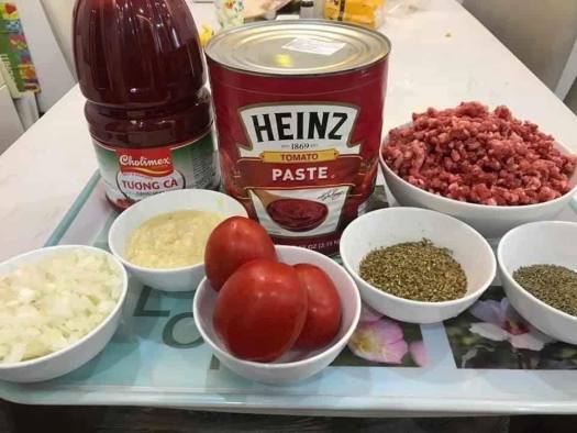 Sốt cà chua bò băm