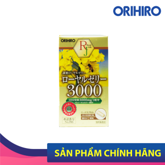 Viên Uống Sữa Ong Chúa Royal Jelly 3000Mg Orihiro 90 Viên Giúp Làn Da Săn Chắc, Mịn Màng, Chống Lão Hoá