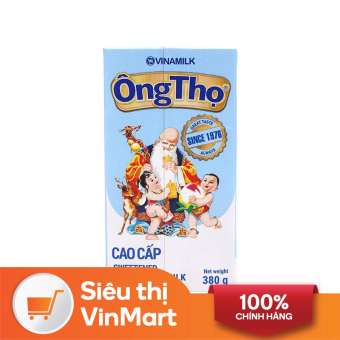 Sữa đặc có đường chữ xanh Ông Thọ hộp 380g