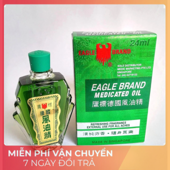 DẦU GIÓ XANH CON Ó 2 nắp -24ml