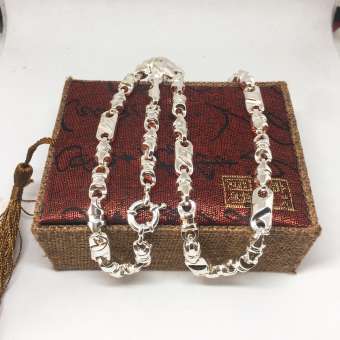 Vòng Cổ Nam Bạc Thái, Vòng Cổ Nam Bạc Ý 925, Dây Chuyền Nam Đẹp MS02 (Màu Bạc)