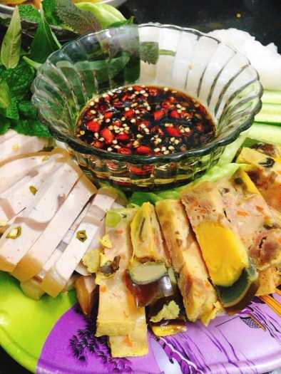 CHẢ HOA NGŨ SẮC (trứng muối+trứng bắc thảo) 500gr