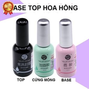 Base top cứng móng hoa hồng