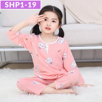 SG Seller / Silk Cotton Pyjamas Set / Boys and Girls / Kids / Children / Baby / Sleepwear / Nightwear / Pajamas / Series SHP (6)