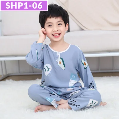 SG Seller / Silk Cotton Pyjamas Set / Boys and Girls / Kids / Children / Baby / Sleepwear / Nightwear / Pajamas / Series SHP (16)