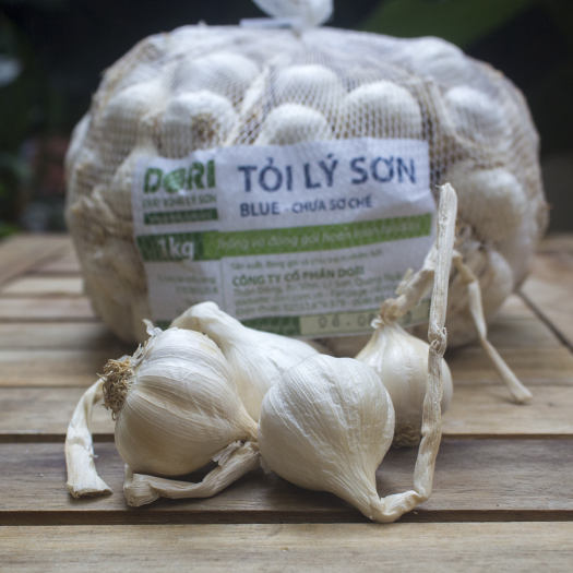 Tỏi Lý Sơn Dori - Blue - Tỏi thân dài - Túi 1kg