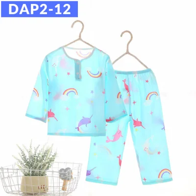 SG Seller / Quality Pyjamas Set / Kids / Children / Boys / Girls / Baby / Silk Cotton / Sleepwear / Nightwear / Pajamas / Series DAP (6)