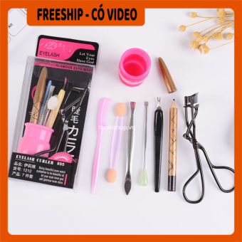 Combo dụng cụ trang điểm - Bộ trang điểm mắt 7 món EYE - Bộ sản phẩm trang điểm tiện dụng đẹp mắt [FREESHIP]