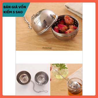 Dụng cụ lọc trà inox hình cầu - Đồ lọc trà - Dụng cụ lọc trà - Phụ kiện pha trà - Lọc trà hình cầu - Dụng cụ lọc trà tiện lợi - Dụng cụ lọc trà văn phòng - Dụng cụ inox - Dụng cụ lọc trà inox - Dụng cụ lọc trà mini [GIÁ VỐN]