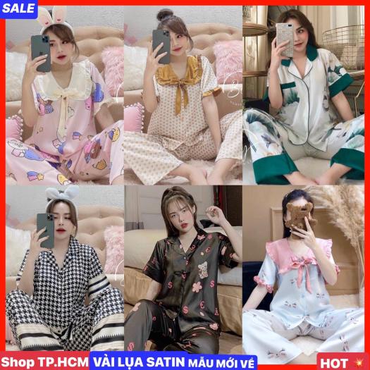 Bộ ngủ Lụa Satin Cộc dài Cực xinh Phần 2 ❤️ Lụa cao cấp freesize ❤️ trùm sỉ lẻ Rosie ❤️ Sam ❤️ queen jume mai ngô ❤️ Latin ❤️ thun ❤️ Đồ bộ ❤️ Bộ ❤️ Ngủ ❤️ Nhà ❤️ Nữ ❤️ Sức khoẻ ❤️ cao cấp p2