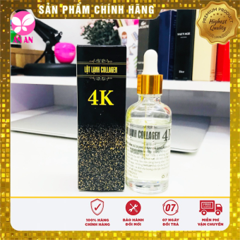 Lột lạnh Collagen 4K Chính hãng - Nước lột trắng da Collagen 4K 50ml [HCM]
