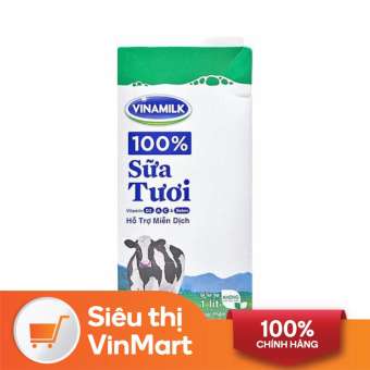 Sữa tươi tiệt trùng Vinamilk có đường hộp 1 lít