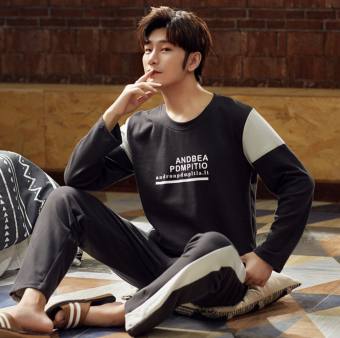 Đồ bộ nỉ mặc nhà cho nam - Đồ bộ Pijama nam chất cotton mềm và thấm mồ hôi
