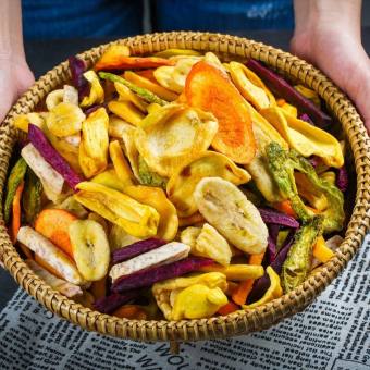 Rau Củ Quả Sấy Đà Lạt - 500g túi ZIP