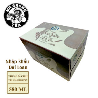 Thùng 24 chai trà sữa Mr.Brown (580ml)