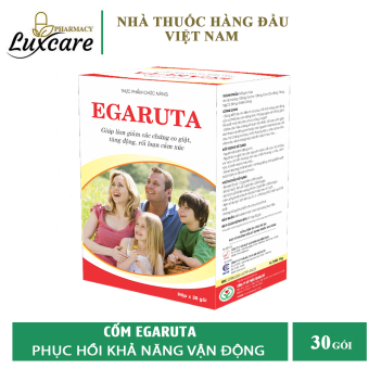 Cốm Egaruta - Giúp hỗ trợ cho trẻ tăng động, tăng cường trí tuệ trẻ em - Hộp 30 gói - Luxcare Pharmacy