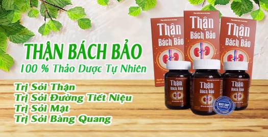 Thận Bách Bảo - Hỗ trợ tiêu trừ Sỏi Thận, Sỏi Mật (1 tháng 4 Hộp)