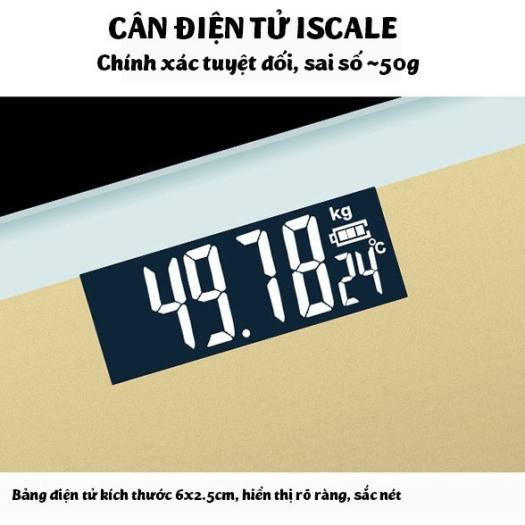 1 Cái Cân Điện Tử màn hình LCD hình Iphone - Theo dõi Body Fat - Kính Cường Lực - Tải trọng tối đa 180KG, hình Iphone Cân Siêu Bền ĐỘ CHÍNH XÁC CAO Mặt Kính Cường Lực Cao Cấp Tải Trọng lên Đến 180kg