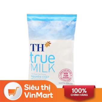 Sữa tươi nguyên chất TH True Milk gói 220ml