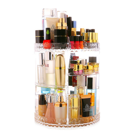 Kệ mỹ phẩm,tủ đựng mỹ phẩm,kệ đựng mỹ phẩm mini.Kệ mỹ phẩm trang điểm xoay 360 độ Mica.KHAY ĐỰNG MỸ PHẨM 2 TẦNG NHIỀU NGĂN ĐỰNG ĐỒ TRANG ĐIỂM ĐỒ DÙNG CÁ NHÂN CỰC TIỆN LỢI