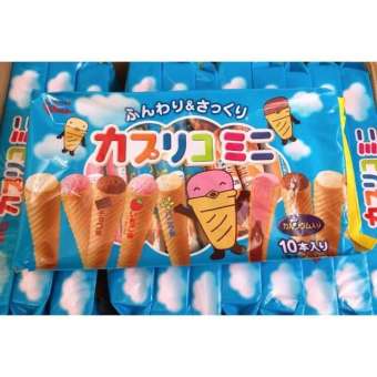 Bánh kem ốc quế Glico 10 chiếc Nhật Bản