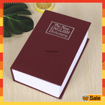 Két sắt mini - Két sắt hình quyển sách loại nhỏ 11.5x8x4.5cm - Hộp sách bí mật khóa ngân hàng - Hộp lưu trữ tien - Ống tiết kiệm tien [GIÁ SỈ]