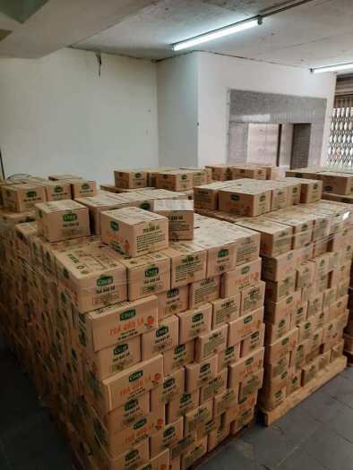 Trà trái cây Cozy trà đào sả 1 thùng 24 hộp