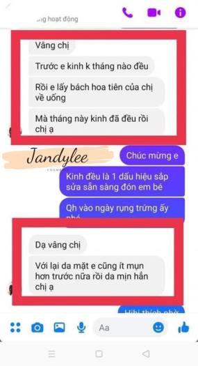 Bách hoa tiên [CHÍNH HÃNG] CỐM ĐẸP DA BỔ SUNG NỘI TIẾT TỐ HẾT KHÔ HẠN JANDYCHUN