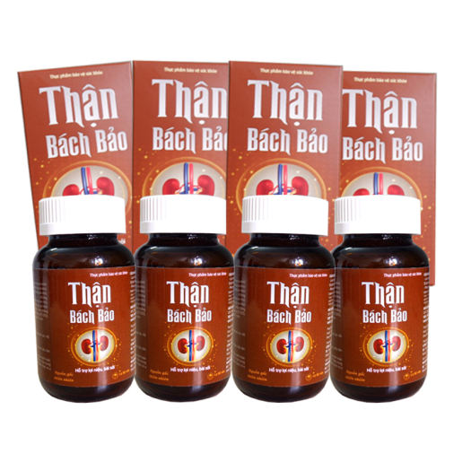 Thận Bách Bảo - Hỗ trợ tiêu trừ Sỏi Thận, Sỏi Mật (1 tháng 4 Hộp)