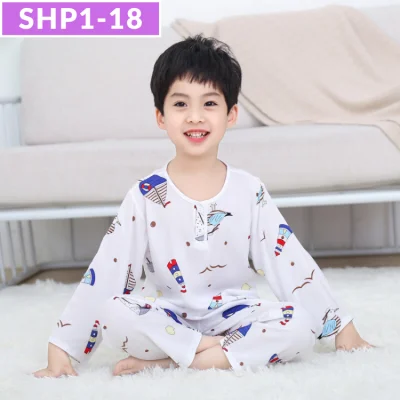 SG Seller / Silk Cotton Pyjamas Set / Boys and Girls / Kids / Children / Baby / Sleepwear / Nightwear / Pajamas / Series SHP (9)