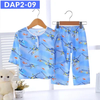 SG Seller / Quality Pyjamas Set / Kids / Children / Boys / Girls / Baby / Silk Cotton / Sleepwear / Nightwear / Pajamas / Series DAP (15)