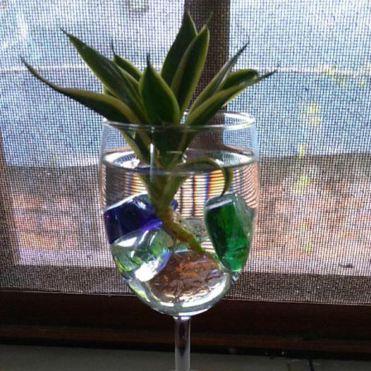 Sỏi thủy tinh trang trí thủy sinh Túi 350-400g, hạt thủy tinh nhiều màu làm nền bể cá, cốc thủy sinh