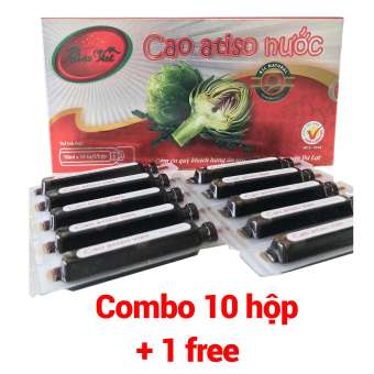 Combo 10 hộp cao nước Atiso Thanh Uyên cao cấp - Mua 10 tặng 1 - 아티소 앰플 원액 10개 10팩