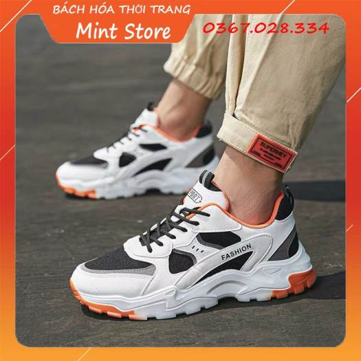 GIÀY SNEAKER NAM FASHION ĐỘN ĐẾ TĂNG CHIỀU CAO