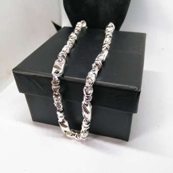 Dây Chuyền Nam Bạc Thái, Vòng Cổ Nam Bạc Ý 925, Dây Chuyền Nam Đẹp MS02 (Màu Bạc)