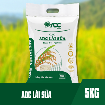Gạo ADC Lài Sữa 5kg Thơm dẻo ngọt cơm