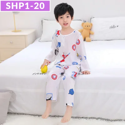 SG Seller / Silk Cotton Pyjamas Set / Boys and Girls / Kids / Children / Baby / Sleepwear / Nightwear / Pajamas / Series SHP (4)