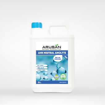 Arusan Anolyte đậm đặc (gấp 5 lần Anolyte nồng độ 200pm) - Can 5L